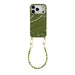 Glaze Cord Case - Deep Olives (short) - iPhone 17 Pro