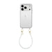 Dusty White (short) Transparant Cord Case - iPhone 17 Pro
