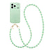 Glossy Wavy Case Sage Sorbet - Ocean Mint Cord (long) - iPhone 17 Pro