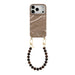Taupe Glaze Cord Case - Sweetheart Brown (short) - iPhone 17 Pro