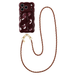Bubbly case Burgundy - Classic Chain Cord (long) - iPhone 17 Pro Max