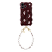 Bubbly case Burgundy - Burgundy Pearl Cord (short) - iPhone 17 Pro Max