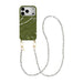 iPhone 17 Pro Max - Green Glaze Cord Case - Pearlfection (long)