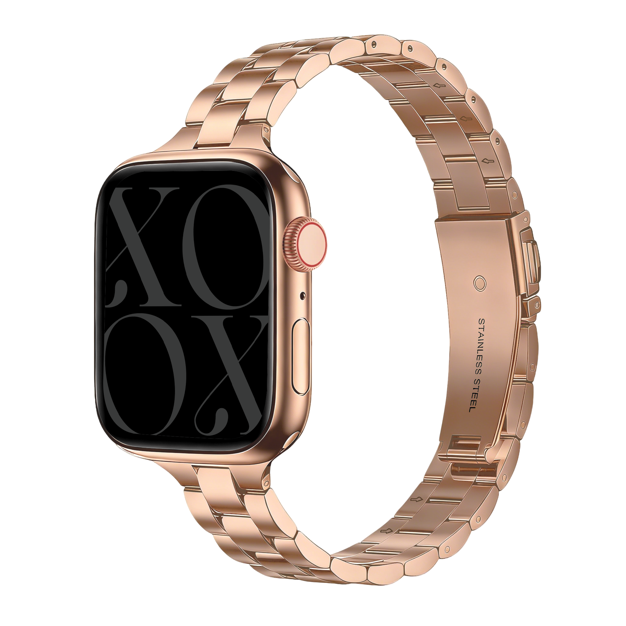 xoxo Wildhearts Apple Watch fijn stalen bandje (rosé goud) - 38/40/41/42mm