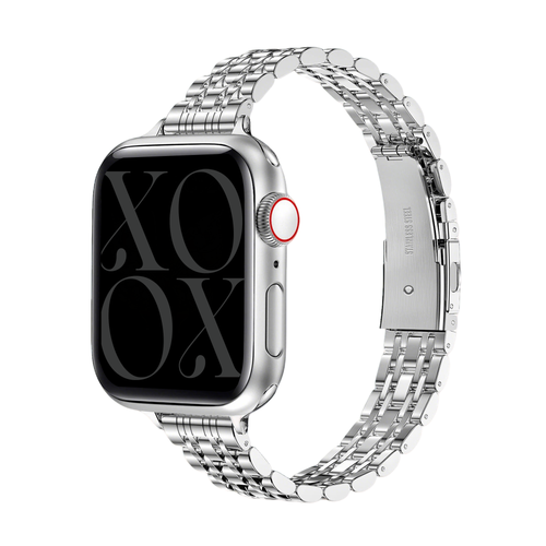 xoxo Wildhearts Apple Watch stalen bandje 'slim' (zilver) - 38/40/41/42mm