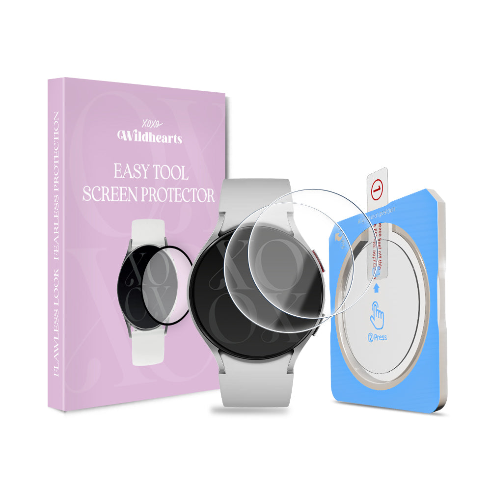 xoxo Wildhearts Samsung Galaxy Watch 6 - 44mm screenprotector one-click tool (glas)