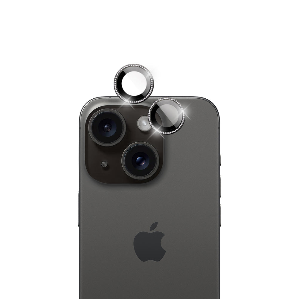 xoxo Wildhearts iPhone 15 Plus - Diamond Tempered Glass Camera Lens Protection