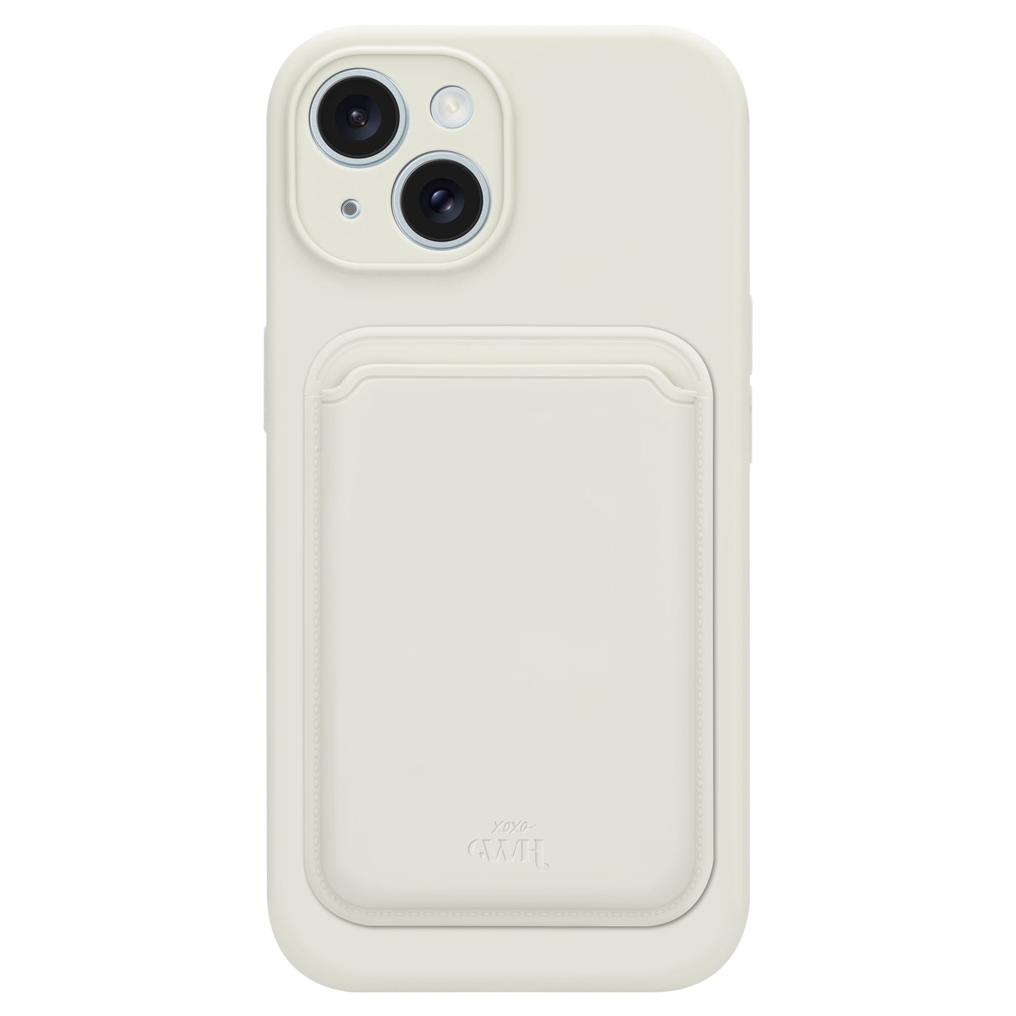 Silicone case with MagSafe Wallet (Beige) - iPhone 14