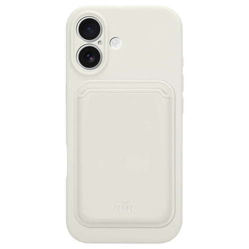 Silicone case with MagSafe Wallet (Beige) - iPhone 16