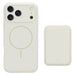 Silicone case with MagSafe Wallet (Beige) - iPhone 17 Pro