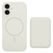 Silicone case with MagSafe Wallet (Beige) - iPhone 16