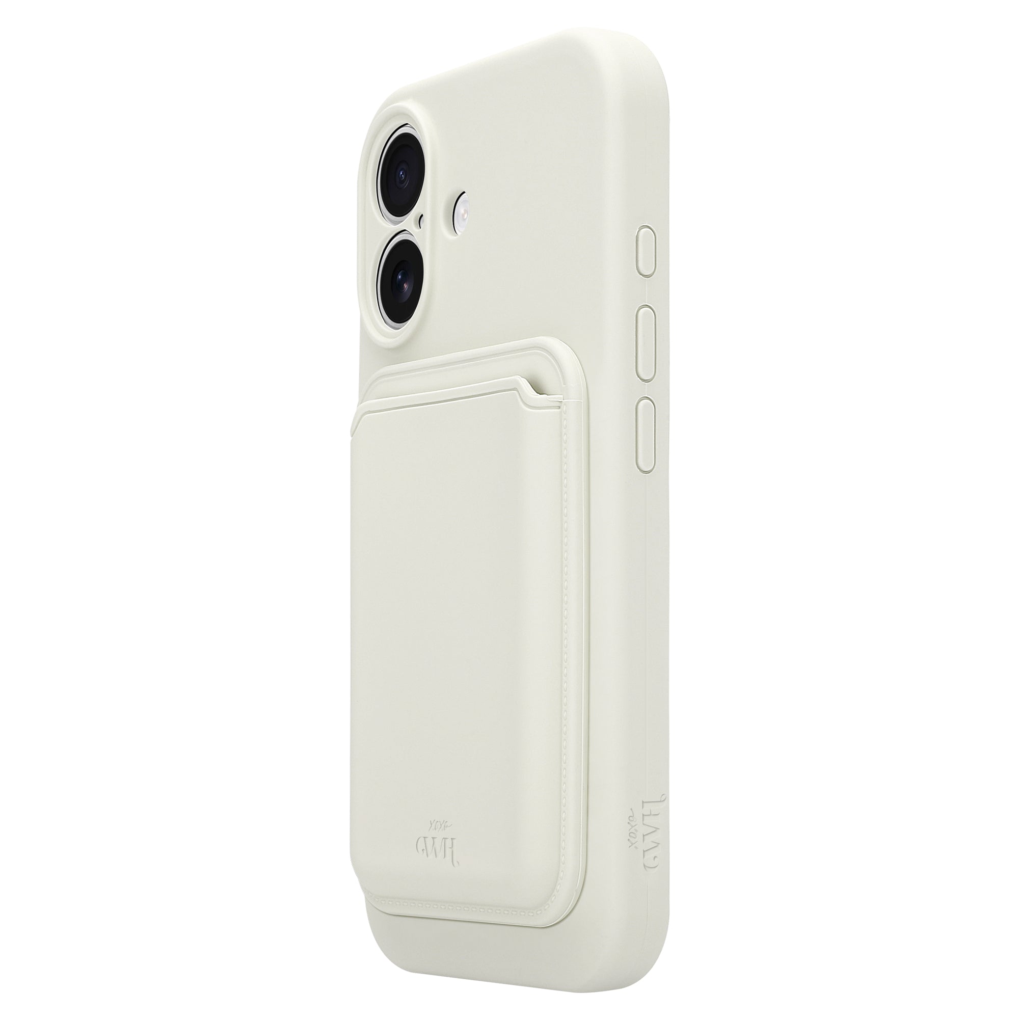 Silicone case with MagSafe Wallet (Beige) - iPhone 16