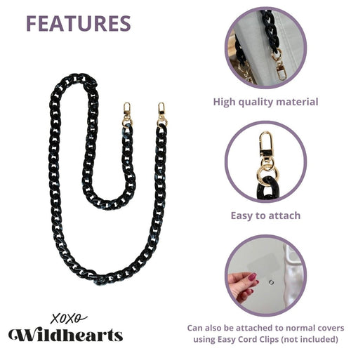 xoxo Wildhearts - Marble Black - Long