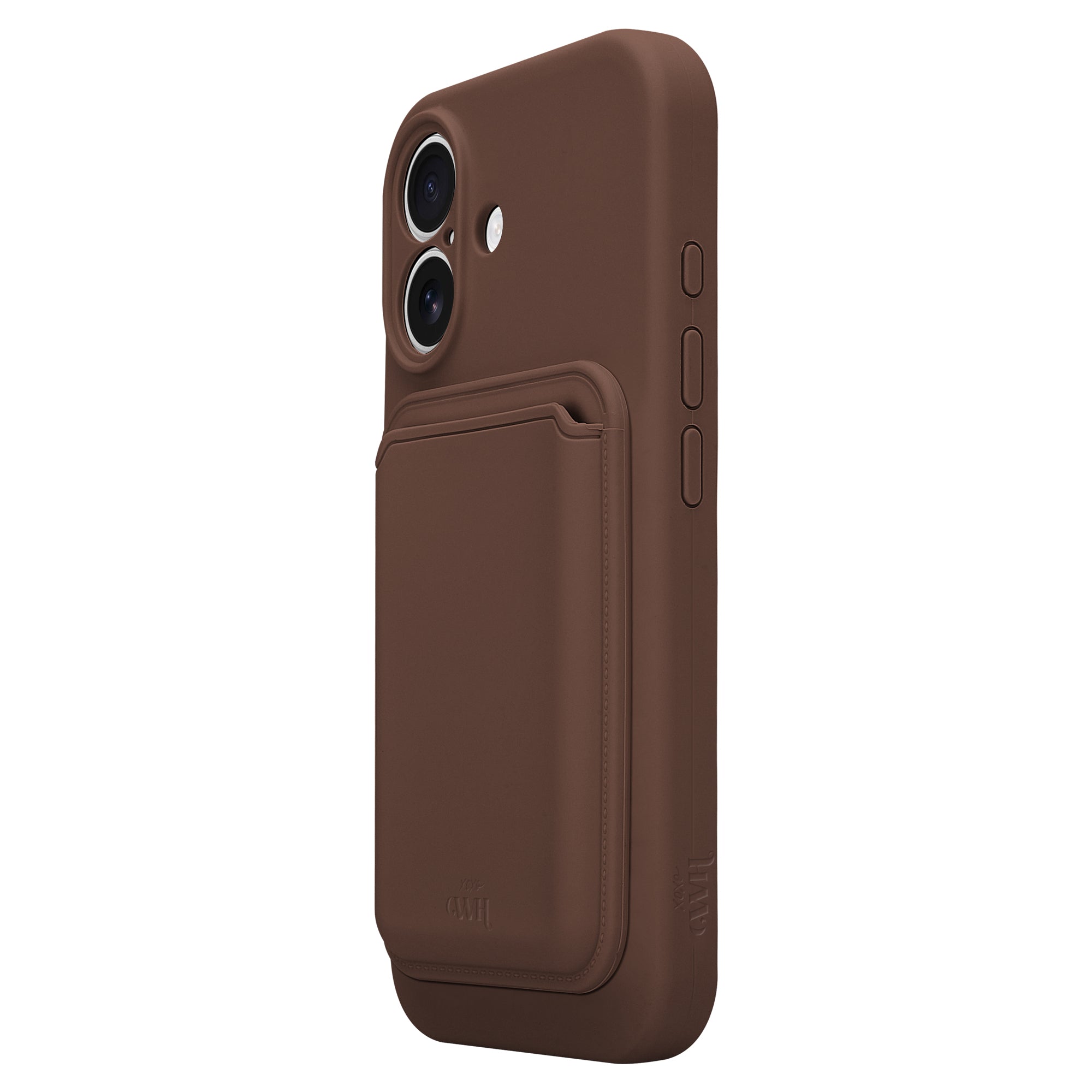Silicone case with MagSafe Wallet (Brown) - iPhone 16