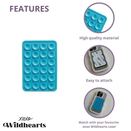 xoxo Wildhearts - Stick On Me Square - Blue