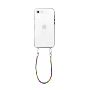 xoxo Wildhearts - iPhone 7/8 Plus - Rainbow Diamonds Transparant Cord Case