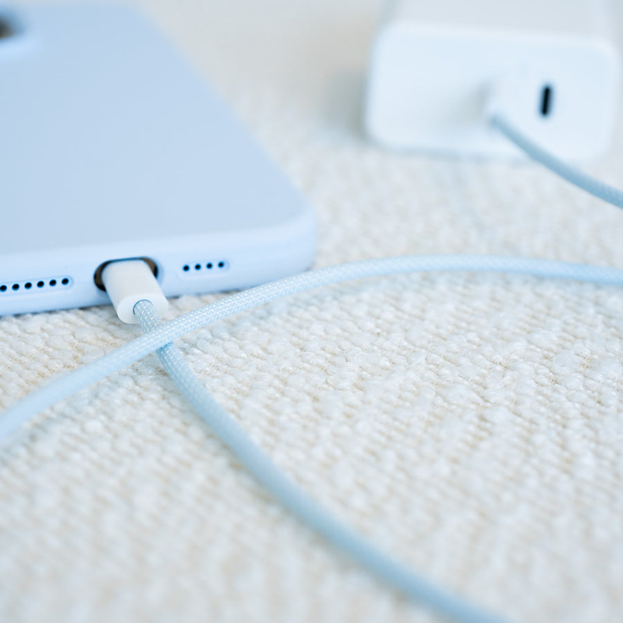 xoxo Wildhearts - USB-C to Lightning cable - 1 Meter (blue)