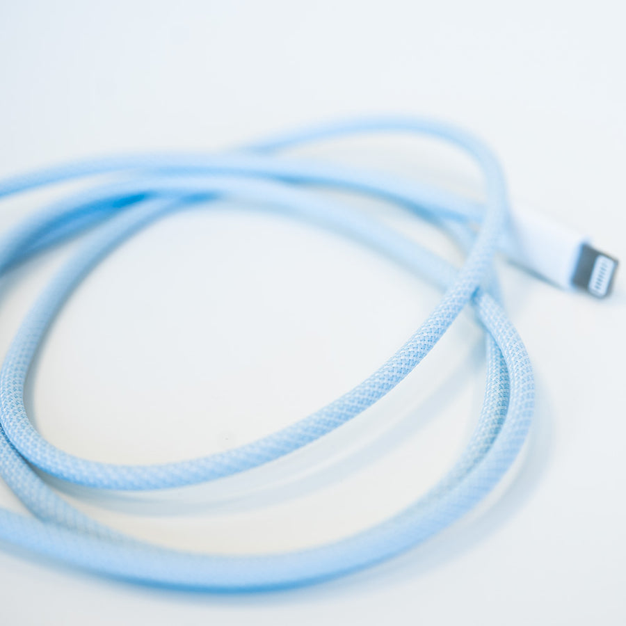 USB-C to Lightning cable - 1 Meter (blue)