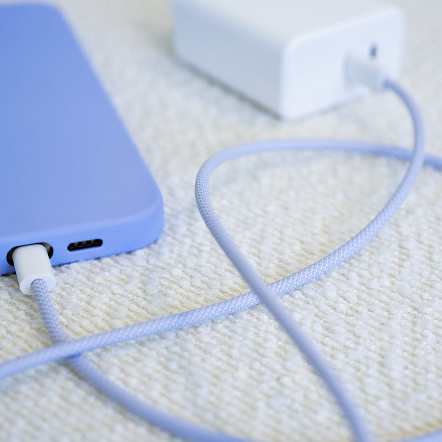 xoxo Wildhearts - USB-C to Lightning cable - 1 Meter (purple)