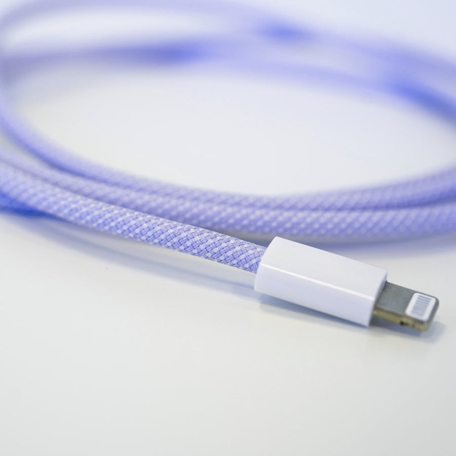 USB-C to Lightning cable - 1 Meter (purple)