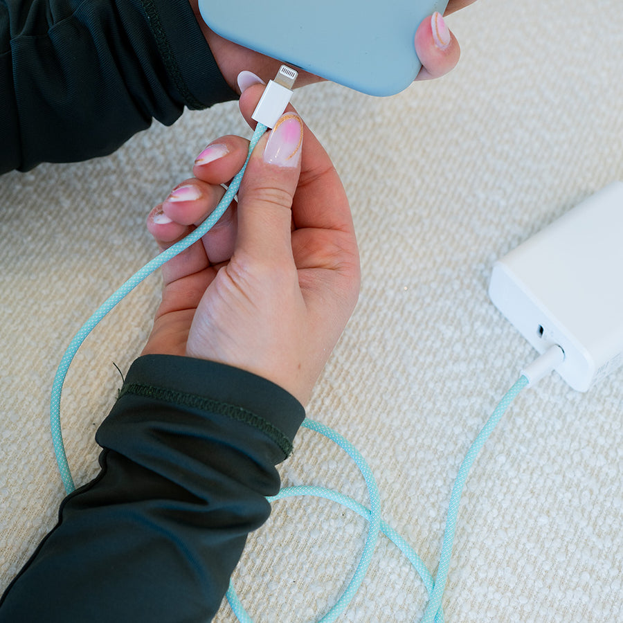 xoxo Wildhearts - USB-C to Lightning cable - 1 Meter (green)