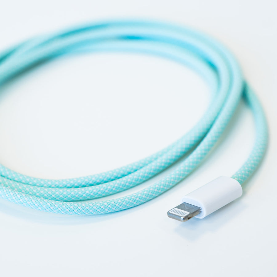 USB-C to Lightning cable - 1 Meter (green)