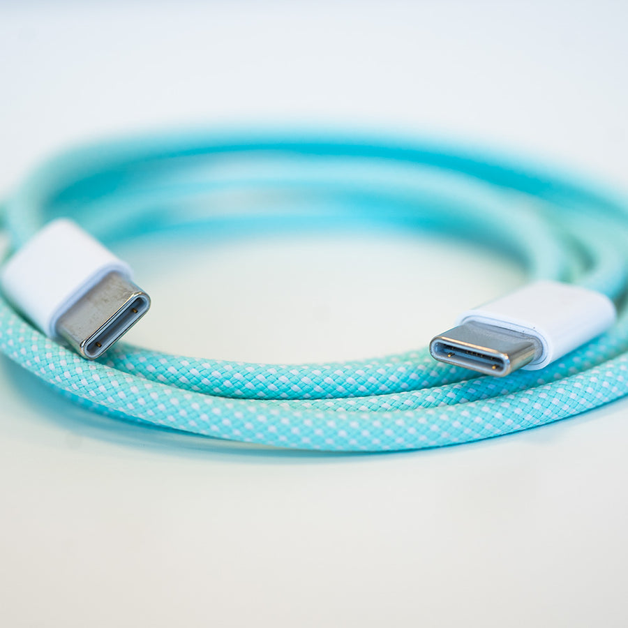 USB-C to USB-C cable - 1 Meter (green)