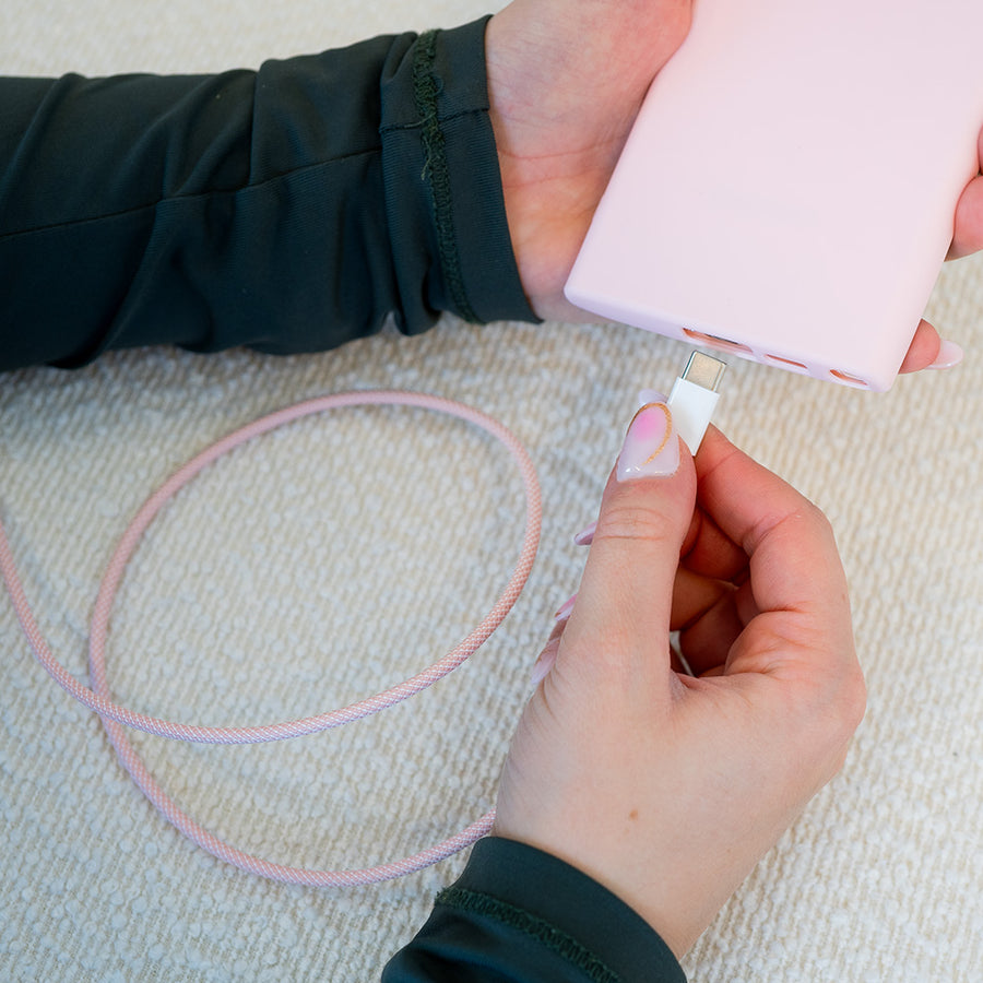 xoxo Wildhearts - USB-C to USB-C cable - 1 Meter (pink)