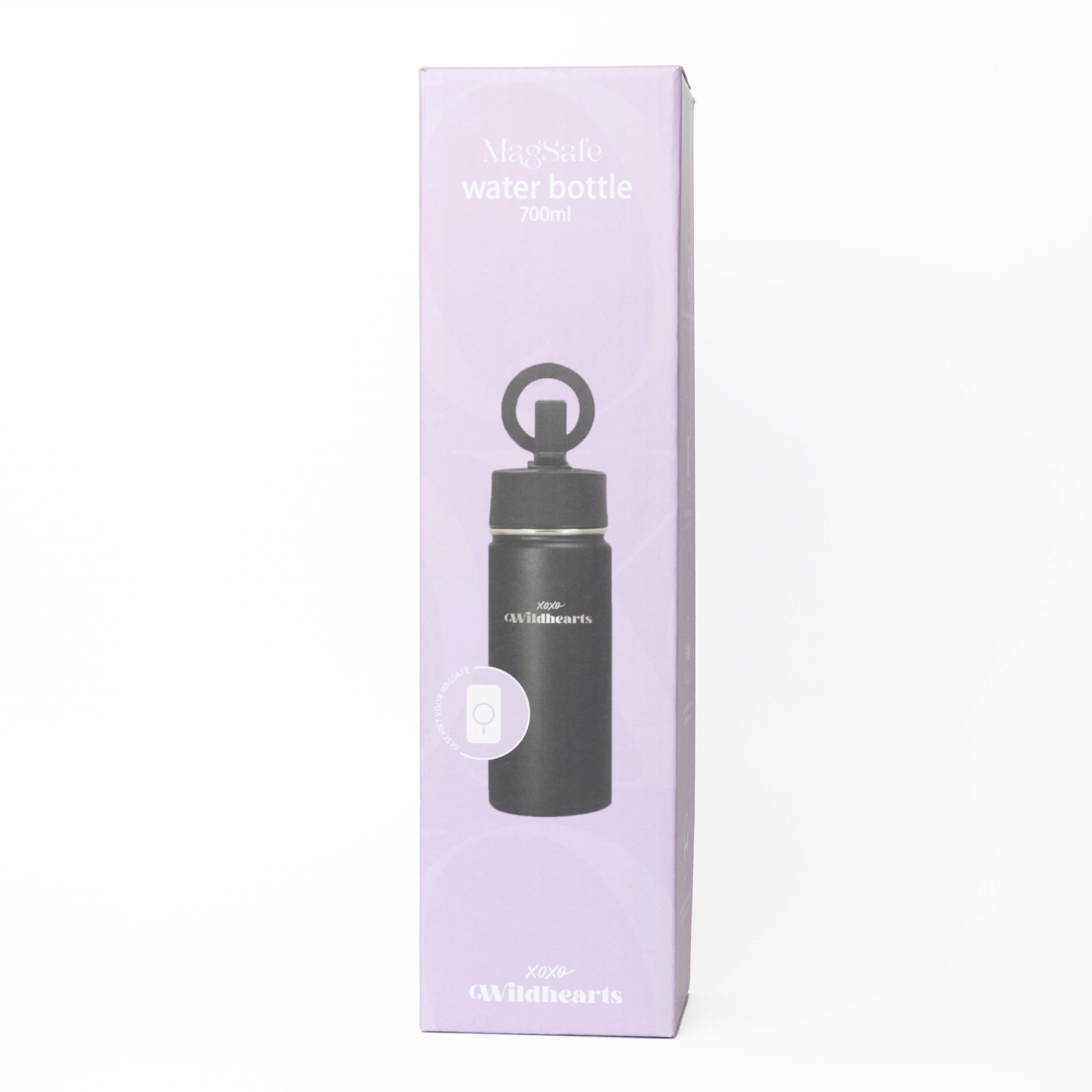 xoxo Wildhearts Water Bottle with MagSafe Ring - 700ml - 25oz (Pink)
