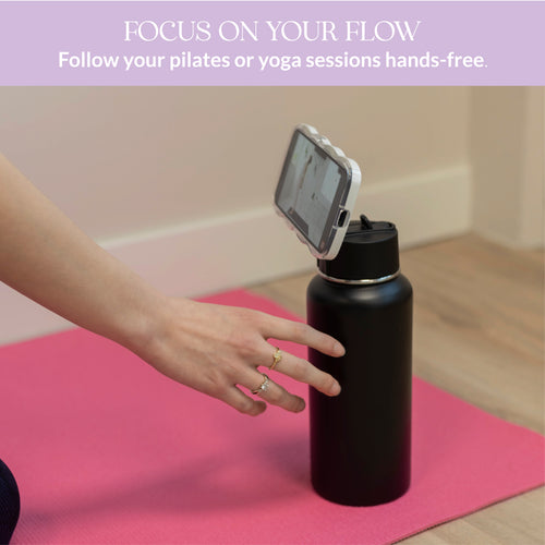 xoxo Wildhearts Water Bottle with MagSafe Ring - 1000ml - 32oz (Black)