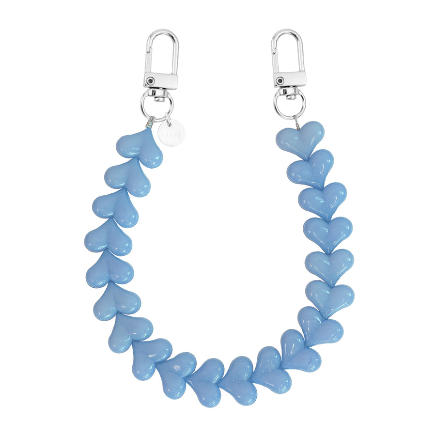xoxo Wildhearts - Funky Hearts Charm Cord (light blue)