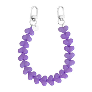 xoxo Wildhearts - Funky Hearts Charm Cord (purple)