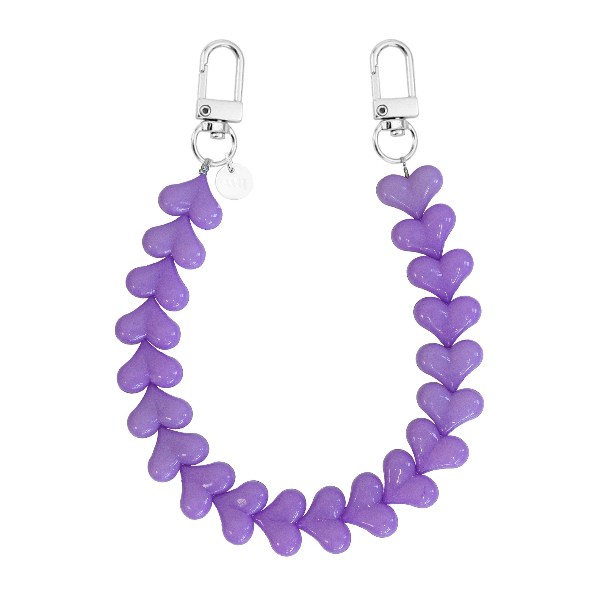 xoxo Wildhearts - Funky Hearts Charm Cord (purple)