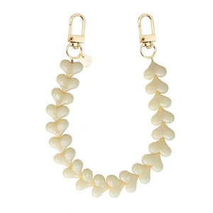xoxo Wildhearts - Funky Hearts Charm Cord (creme)