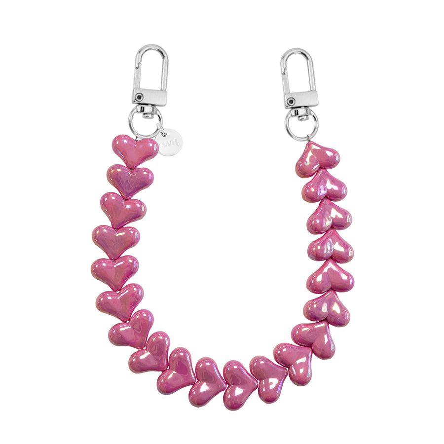 xoxo Wildhearts Funky Hearts Charm Cord (fuchia metal)