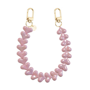 xoxo Wildhearts Funky Hearts Charm Cord (pink metal)