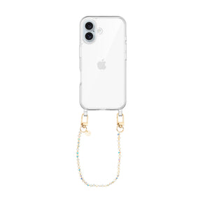 xoxo Wildhearts iPhone 16 - Crystal (Transparent) Transparant Cord Case