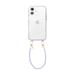 xoxo Wildhearts iPhone 11 - Crystal (Purple) Transparant Cord Case