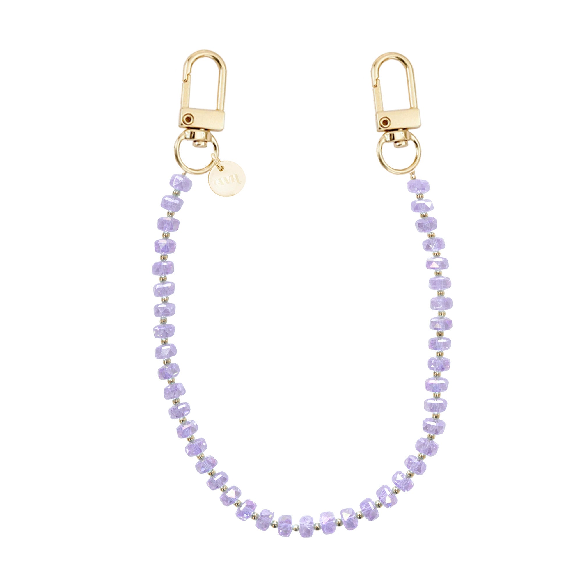 xoxo Wildhearts Crystal Charm Cord (purple)