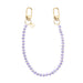 Crystal Charm Cord (purple)