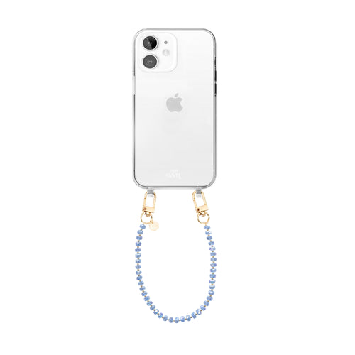 xoxo Wildhearts iPhone 11 - Crystal (Blue) Transparant Cord Case