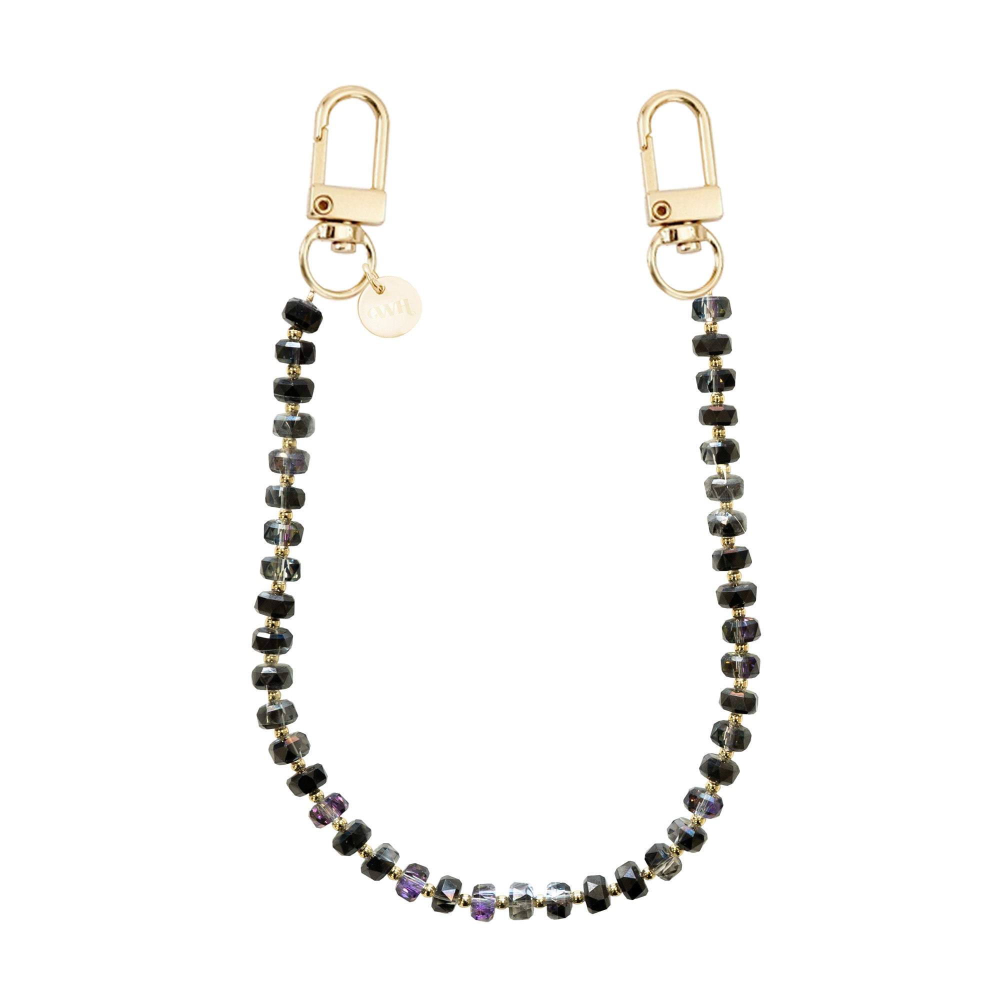 xoxo Wildhearts Crystal Charm Cord (black)