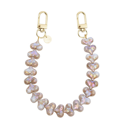 xoxo Wildhearts Funky Hearts Charm Cord (Champagne Pearl)
