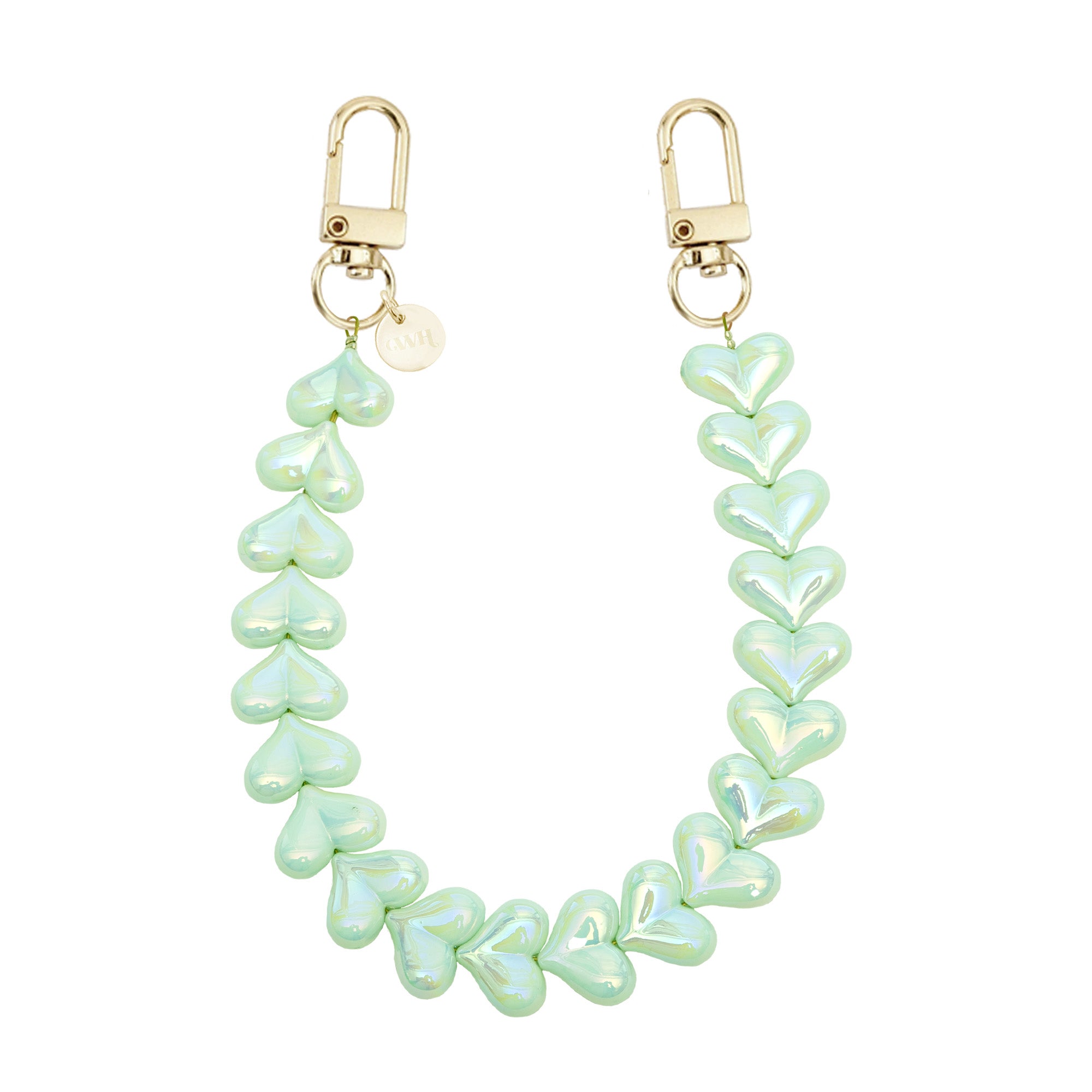 xoxo Wildhearts Funky Hearts Charm Cord (Green Metallic)