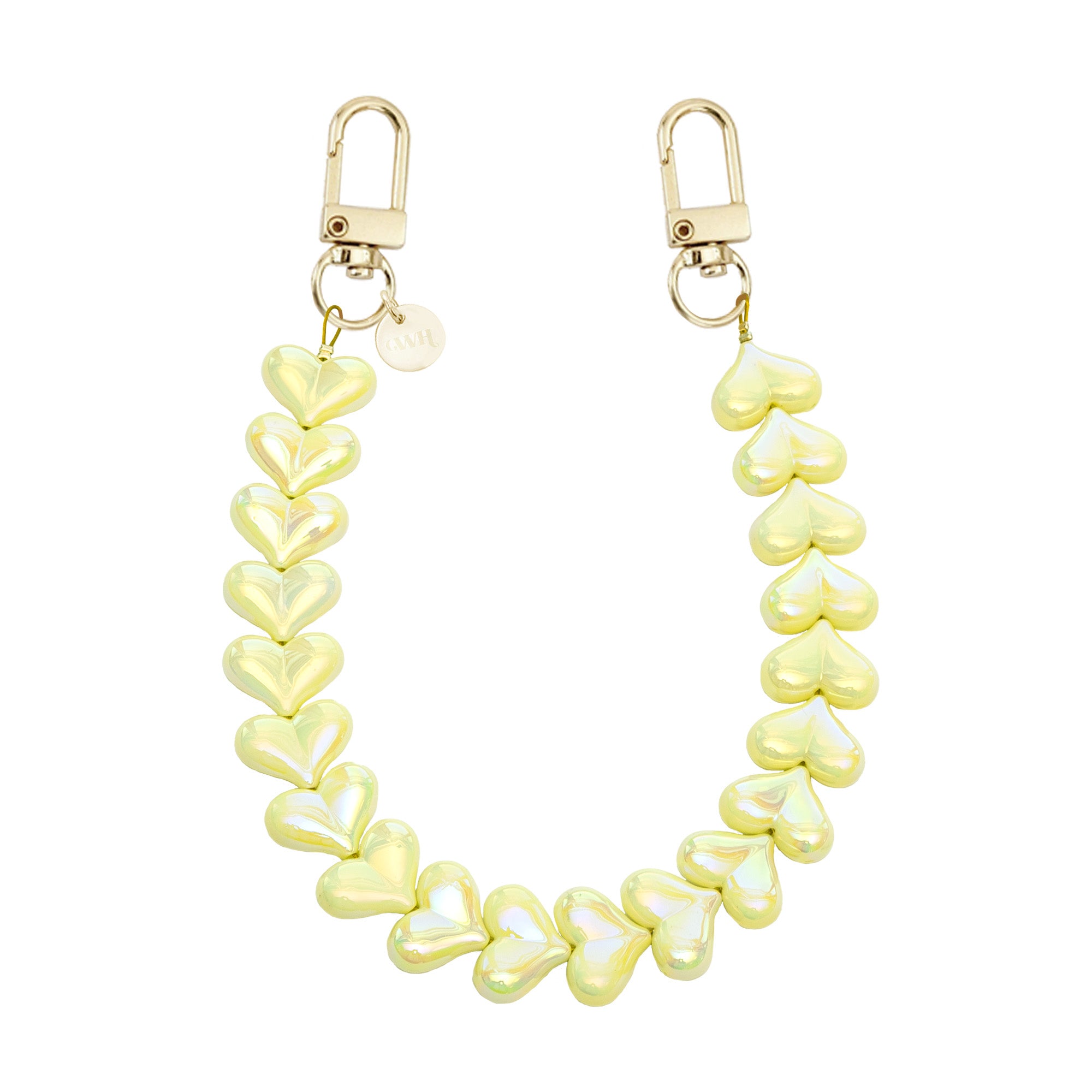 xoxo Wildhearts Funky Hearts Charm Cord (Yellow Metallic)