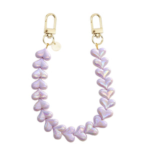 xoxo Wildhearts Funky Hearts Charm Cord (Purple Metallic)