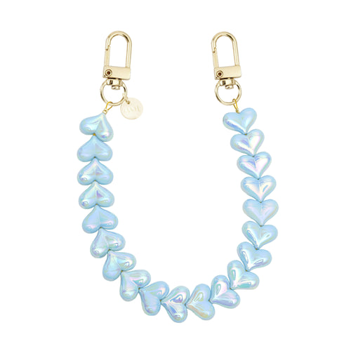 xoxo Wildhearts Funky Hearts Charm Cord (Blue Metallic)