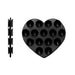 Stick On Me Heart (Double-sided) - Black
