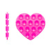 Stick On Me Heart (Double-sided) - Rose Red