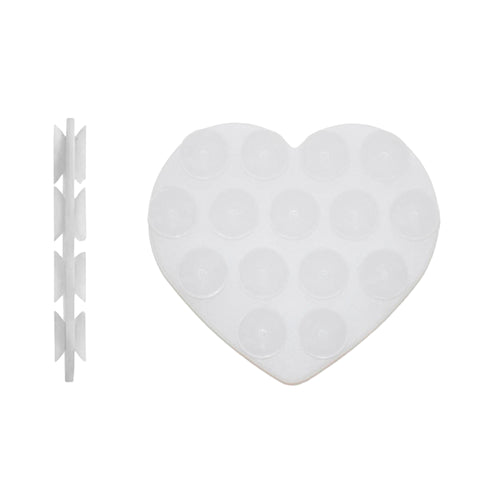 xoxo Wildhearts Stick On Me Heart (Double-sided) - Transparent